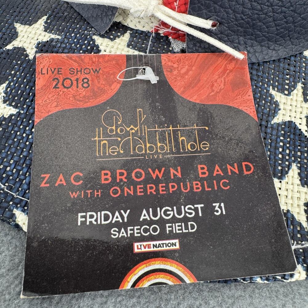 Seattle Mariners Patriotic Cowboy Hat Zac Brown Band 2018 Safeco Field USA MLB - Picture 5 of 7